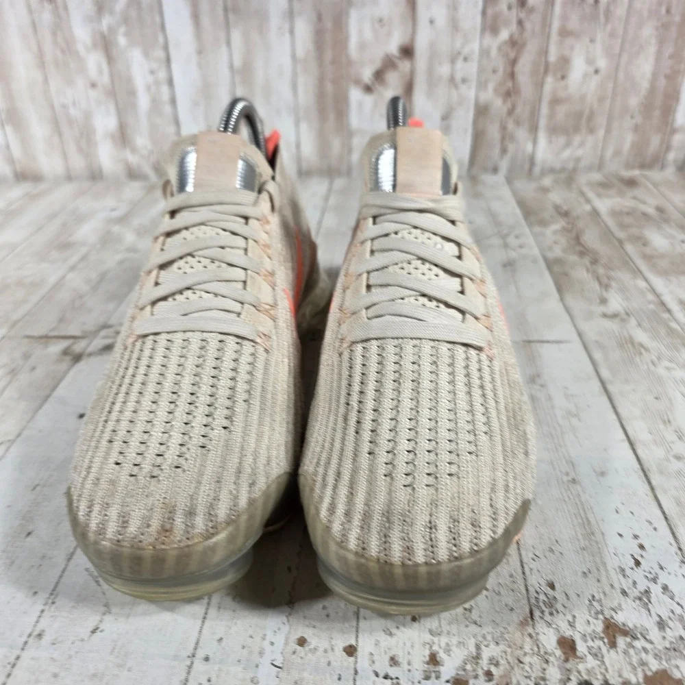 Nike Air VaporMax Flyknit 3 Womens Fossil‎ Sunset Pulse CT1274-200 Pink Tan 8